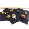 Image 2 : Brooch Lot (7) Many Vintage Pces