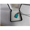 Image 2 : 925 Silver and Turquoise Necklace