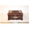 Image 1 : Floral Decorated Wooden Chest