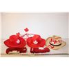 Image 1 : (3) Canada Hats, a headband and Pair of Mitts