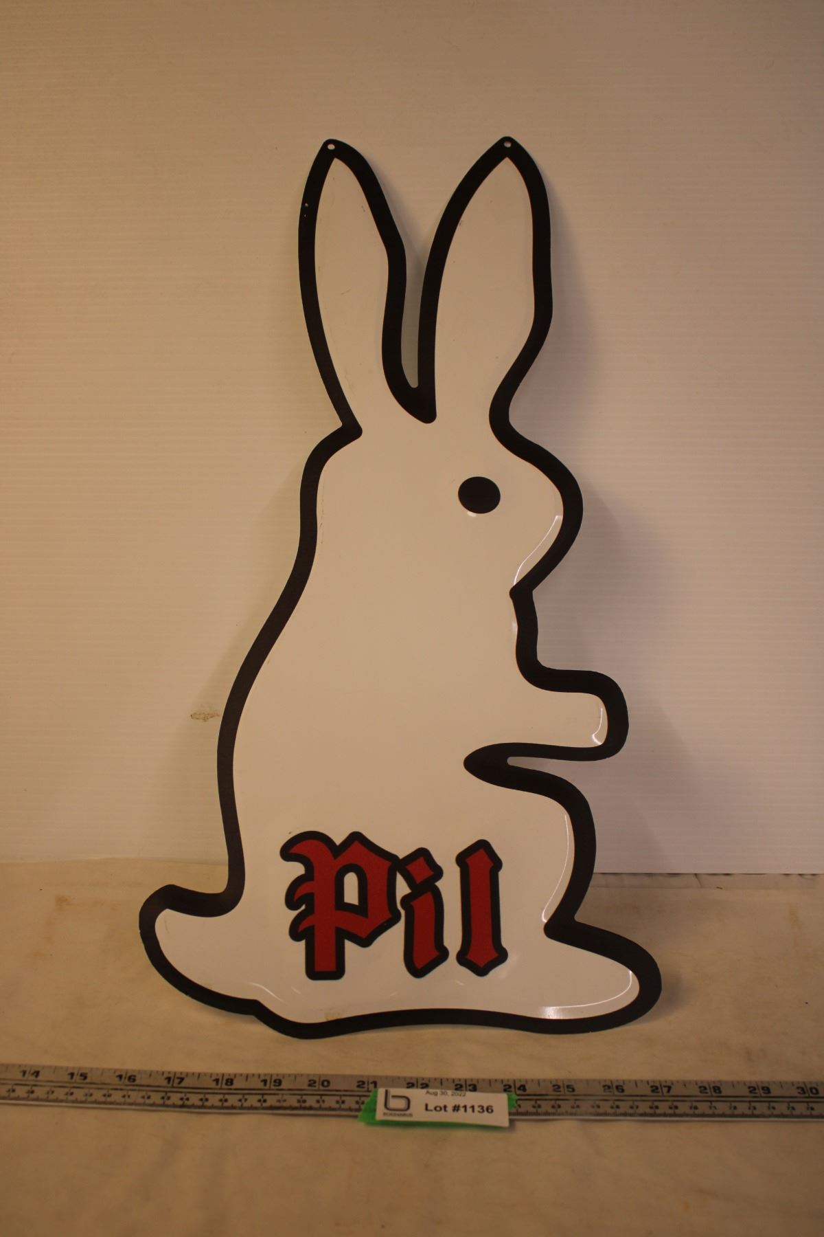 Pilsner Bunny Sign