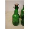 Image 2 : (13) Green Grolsch Bottles