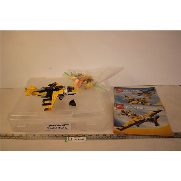 Lego #6745 Creator Build Plane/Helicopter w/ 2 Books and Container