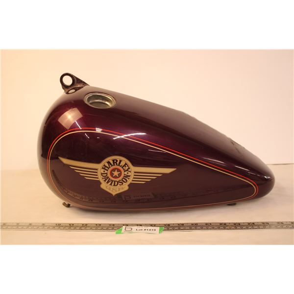 Half Harley Davidson Gas Tank (Some Dings)