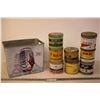 Image 1 : Molson Bucket and 8 Tobacco Tins