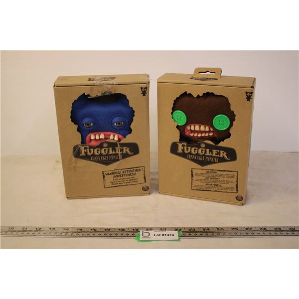 (2) Fuggler Plush Monsters