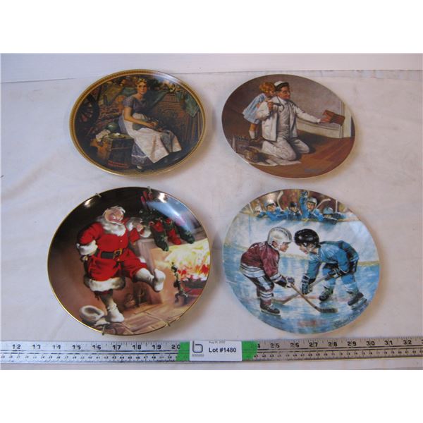 (4) Bradford/Dominion plates with certificates