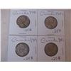 Image 2 : (4) 1949 Canadian Quarters