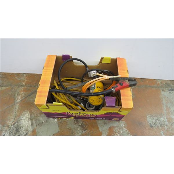 *Box of Air hose and pump