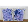 Image 2 : *(2) Blue and White Abstract Paintings