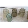 Image 2 : Box of assorted Glass insulators