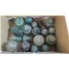 Image 2 : Box of Assorted Glass insulators