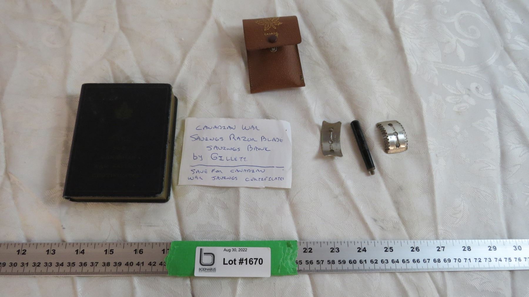 Canadian War Razor Blade by gillette