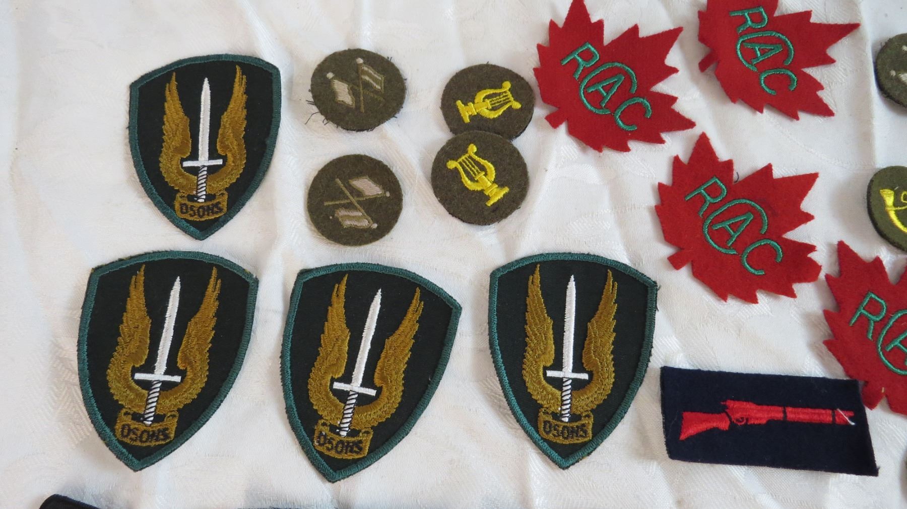 Assorted Cadet patches