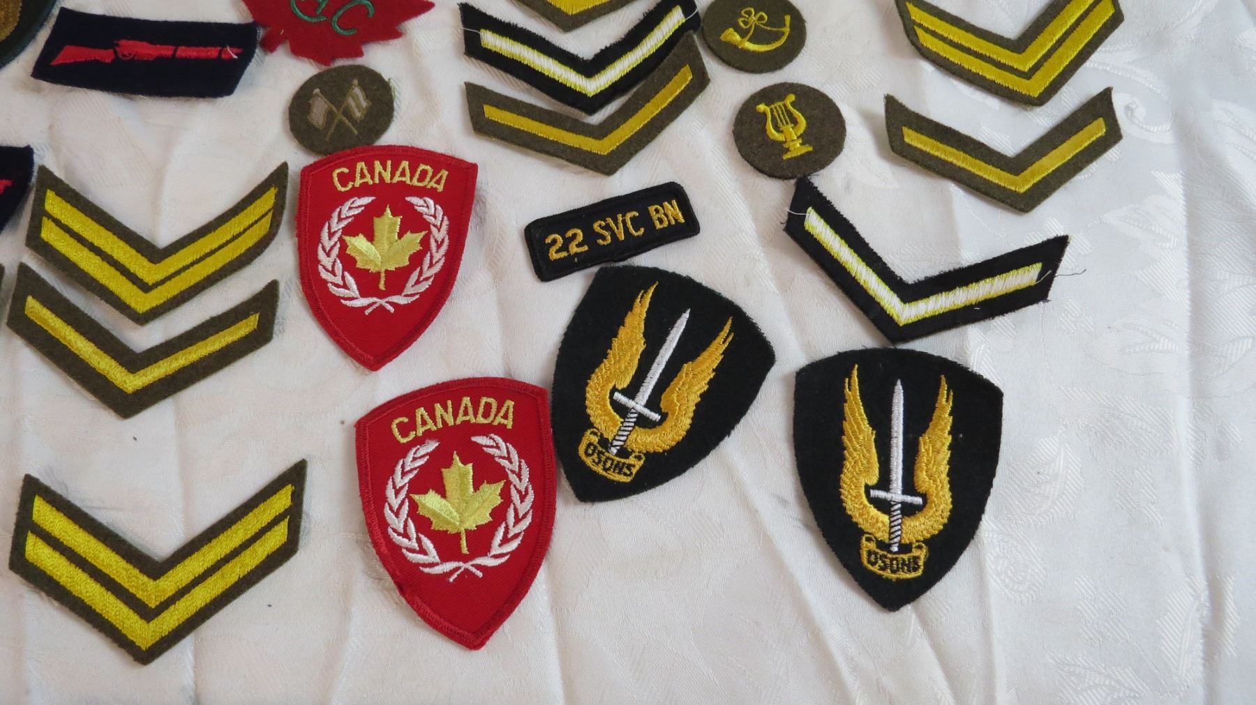 Assorted Cadet patches