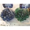 Image 2 : (2) Bags of marbles with collector tin