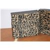 Image 2 : *(2) Square Leopard Print Cushions (20.75x20.75)