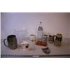 Image 1 : (9) Assorted Items (including Cups and Pepsi Bottle w/ Metal Cap)