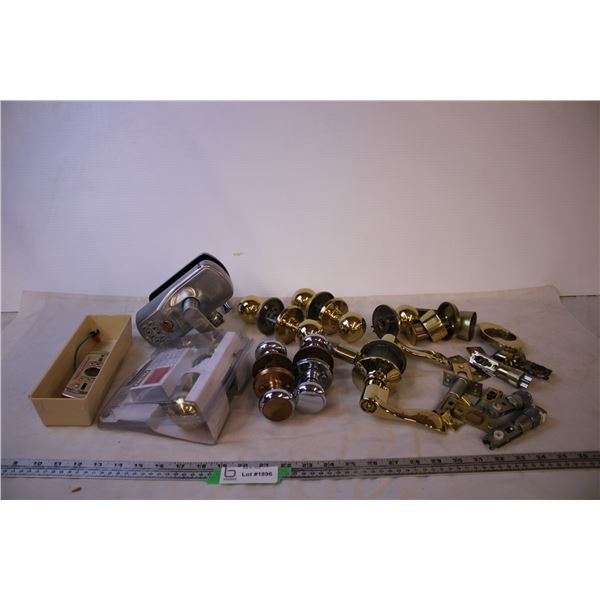 (7) Locksets and Assorted Door Hardware 1 electronic locket