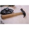 Image 3 : Hammer, Antique Iron + Misc Items