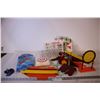 Image 1 : Tech Deck Dude Mini Skate Park (Missing Skateboarder and Board) + Assorted Toys