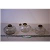Image 1 : (3) Damaged Kerosene Lamp Bases