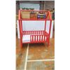 Image 1 : Childs Wooden Bed Frame + Mattress - 30W 56L 69H