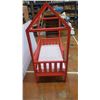 Image 2 : Childs Wooden Bed Frame + Mattress - 30W 56L 69H