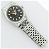 Image 6 : Rolex Mens Stainless Steel 36MM Black Diamond Datejust Wristwatch