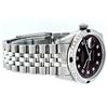 Image 3 : Rolex Mens 36 Datejust Black Diamond & Emerald Serviced Polished