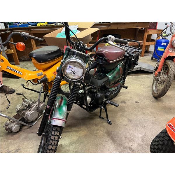 REFURBISHED HONDA CT 90 COMPLETE CAMO PAINT, S/N# CT90-432358, ODO ...