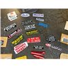 Image 8 : LARGE LOT OF ASSTD STICKERS & DISPLAY RACK