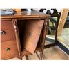 Image 2 : ANTIQUE HUTCH (DAMAGED DOOR BUT COMPLETE) & MIRROR