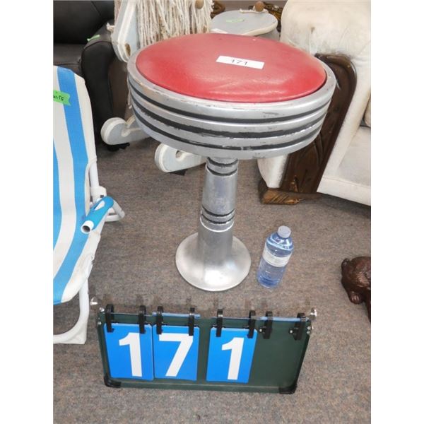 vintage ice cream stool