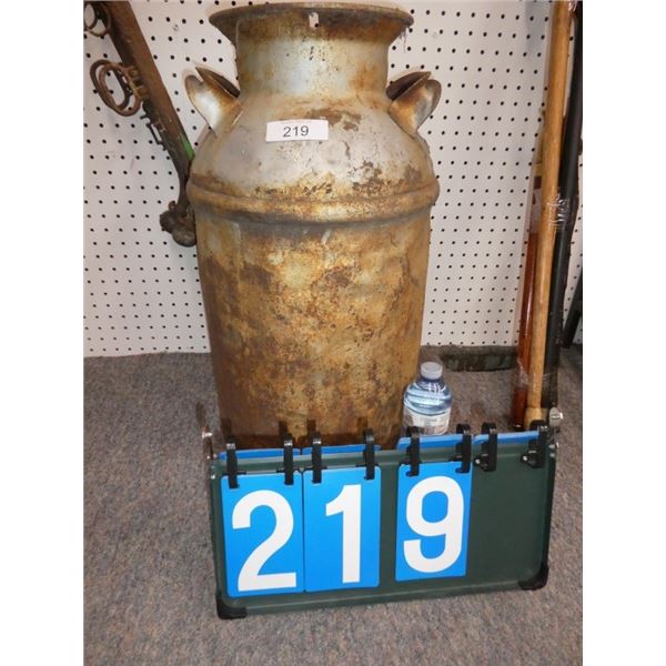 antique milk jug