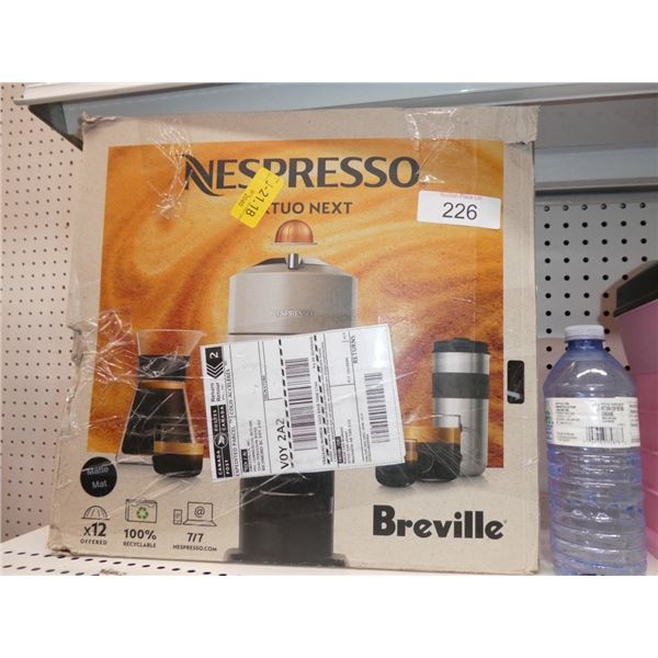 Breville Nespresso vertuo next coffee maker