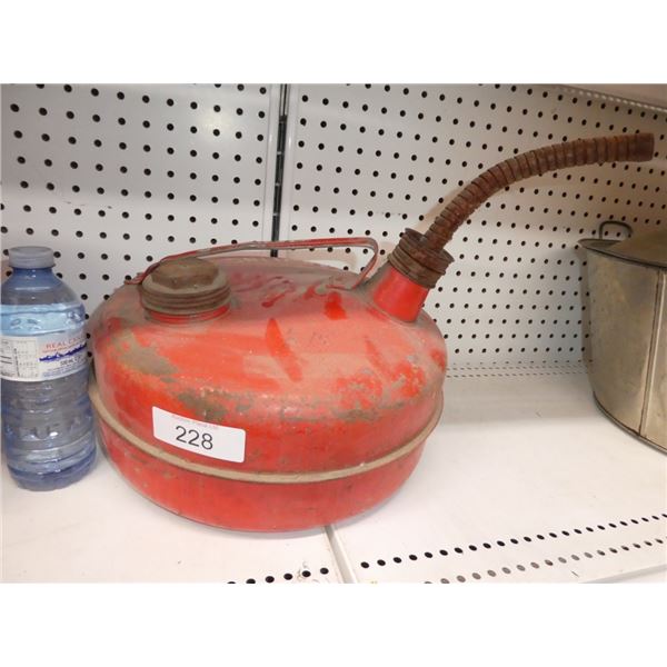 antique gas  can