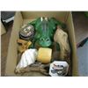 Image 2 : MISC. FROG, SHELL, LIDDED DISH, DRIFTWOOD, ETC.