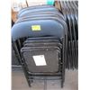 Image 1 : 6 BLACK FOLDING CHAIRS