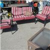 Image 2 : 3 PIECE PATIO SET, 2 CHAIRS & LOVESEAT