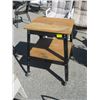 Image 1 : WOOD & METAL STAND ON CASTORS