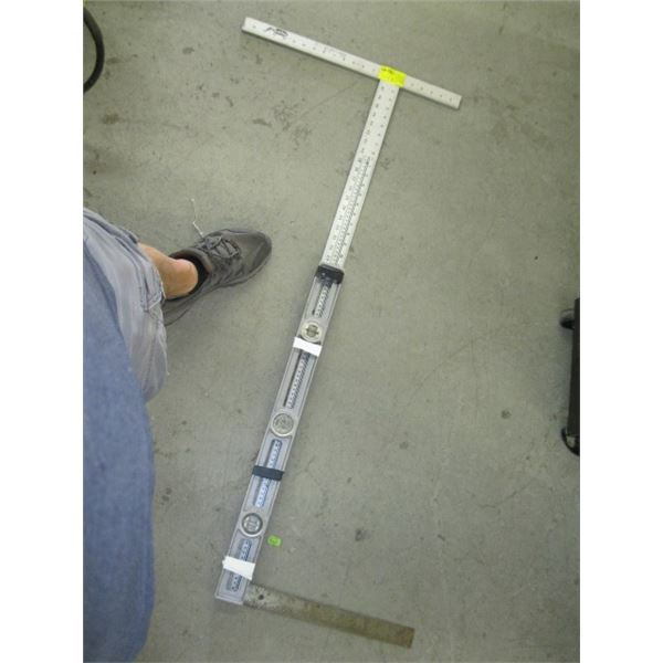 Drywall Ruler DRYWALL TSQUARE, RULER & LEVEL