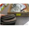 Image 2 : LOT OF MISC CUTTING DISCS, AS IS ANGLE GRINDER, SAW GUIDES, WOOD CLAMPS ETC