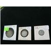 Image 1 : MISC. COINS, NEW ZEALAND 1934 1/2 CROWN, GREAT BRITAIN 1938 SHILLING & A GREAT BRITAIN 1921 SIXPENCE