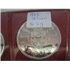 Image 2 : ROYAL CANADIAN MINT CAYMAN ISLANDS PROOF SET, $5 .925 SILVER 35.5G, $2 .925 SILVER 29.4G, $1 .925 SI