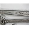 Image 2 : BLUEPOINT ADJUSTABLE WRENCHES AND TWO SNAP ON ADJUSTABLE WRENCHES