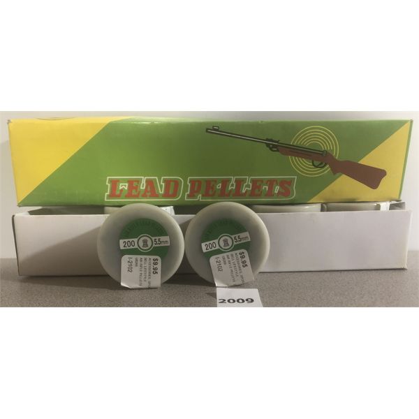 PELLETS 2000X BELL 22 CAL 5 5MM Kidd Family Auctions pellets-2000x-bell-22-cal-5-5mm-kidd-family-auctions