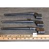 Image 2 : LOT OF 3 - LEE ENFIELD NO. 4 SPIKE BAYONETS W/ SCABBARDS