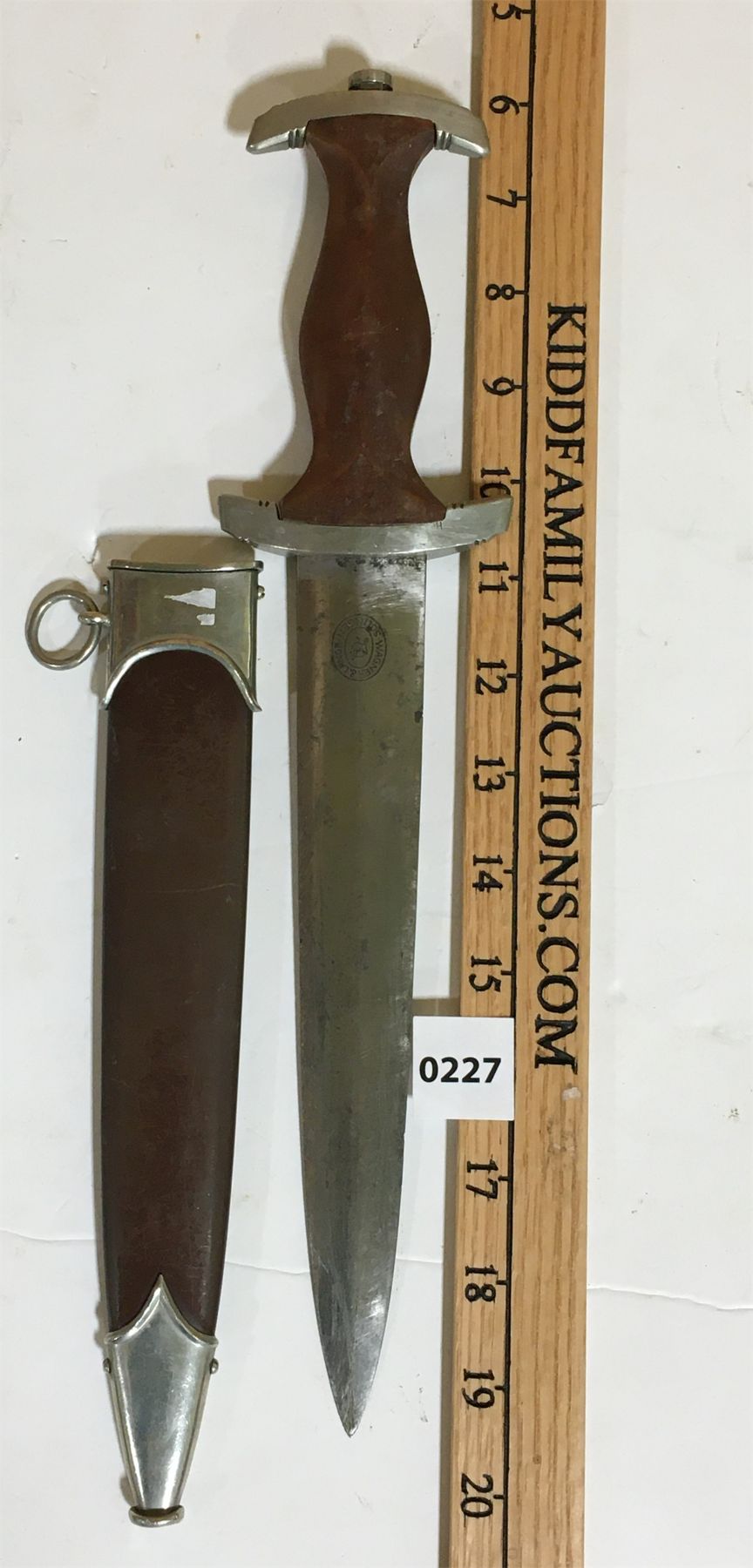 Dagger 8 Inches WWII GERMAN SA DAGGER W/ SHEATH - 8.5 INCH