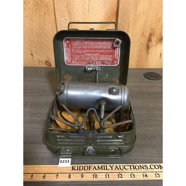 GERMAN GAS FIELD STOVE - ORIGINAL ENDERS - Kidd Family Auctions